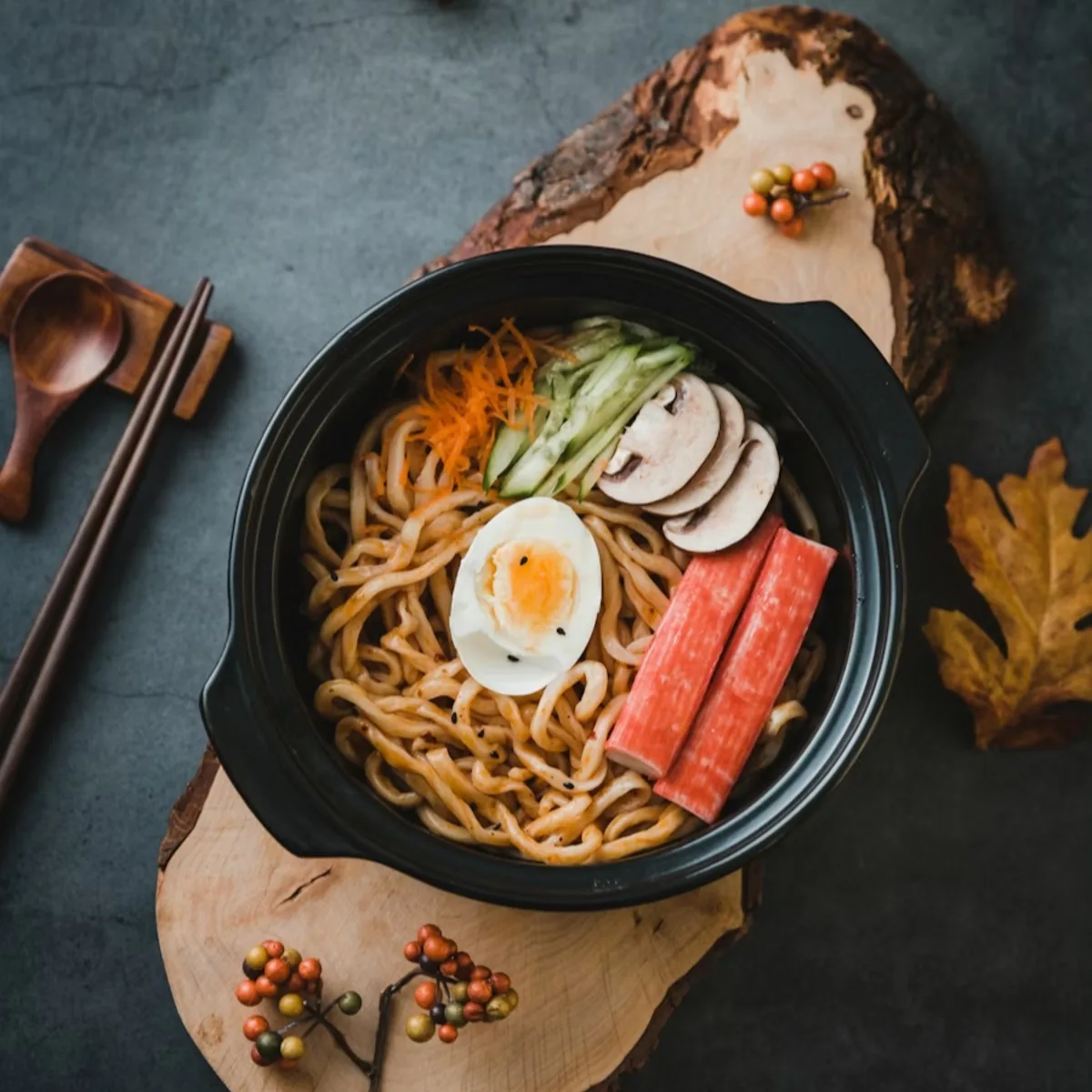 Mie Pedas Sambal Matah Spesial Sausage